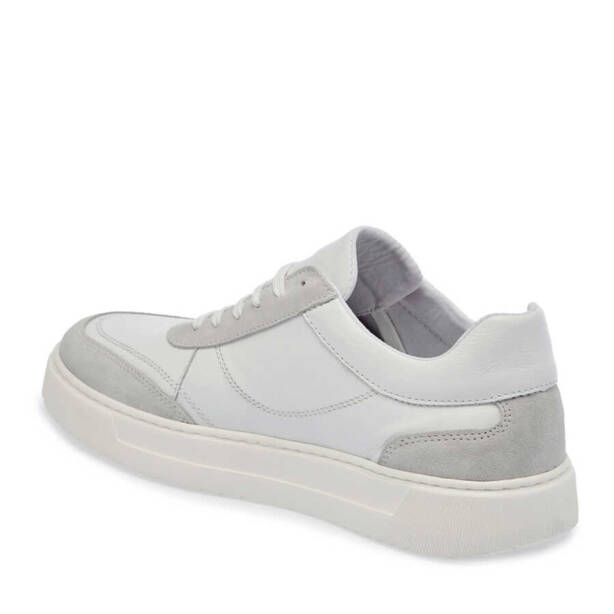 Gri Hakiki Süet Deri Erkek Sneaker - E24I1AY56602-T3O - 3