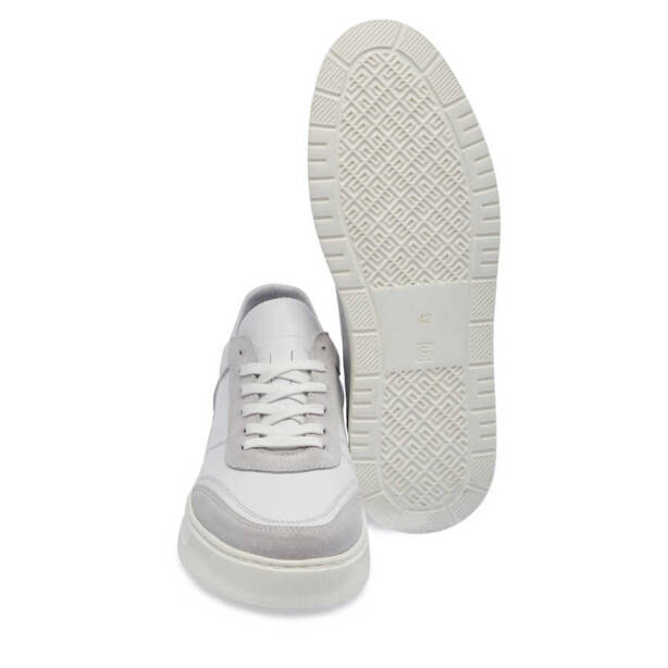 Gri Hakiki Süet Deri Erkek Sneaker - E24I1AY56602-T3O - 4