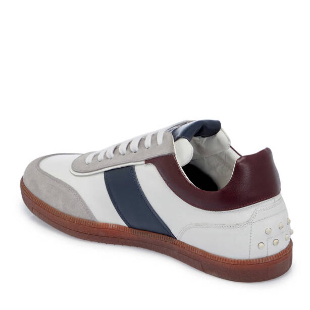 Gri Hakiki Süet Deri Erkek Sneaker - E25I1AY57333-C11 - 4