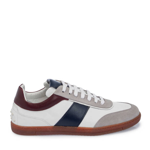 Gri Hakiki Süet Deri Erkek Sneaker - E25I1AY57333-C11 - 2