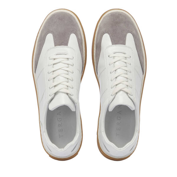 Gri Hakiki Süet Deri Erkek Sneaker - E25I1AY57351-N1Z - 5