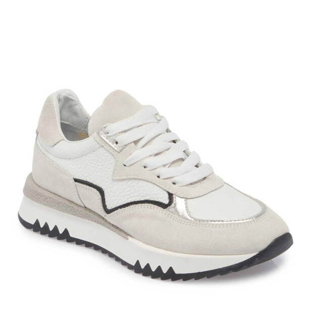 Gri Hakiki Süet Deri Kadın Sneaker - K24I1AY67135-C11 - 2