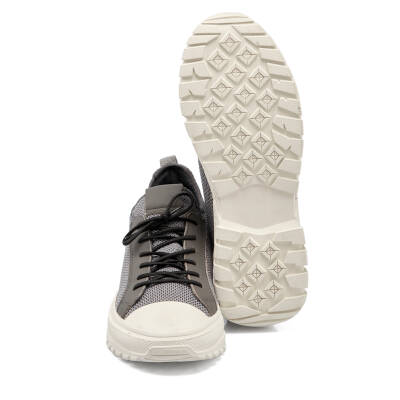  Gri Tekstil Erkek Sneaker - E22I1AY55588-I50 - 4