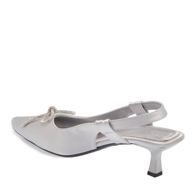 Gri Tekstil Kadın Stiletto - K24I1AY67330-A14 - 2