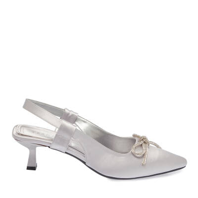 Gri Tekstil Kadın Stiletto - K24I1AY67330-A14 - 3