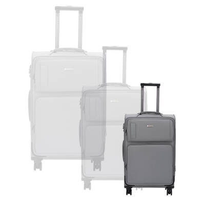 Gri Tekstil Unisex Valiz - S1SC00047920-D91 - 6