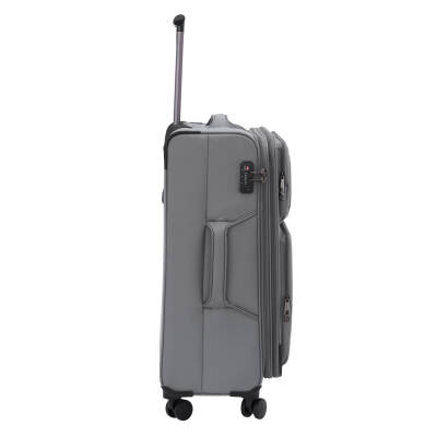 Gri Tekstil Unisex Valiz - S1SC00047928-D91 - 3
