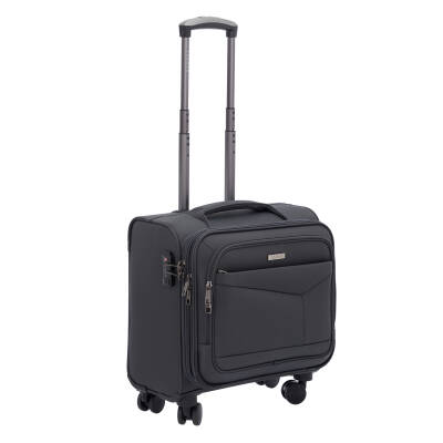 Gri Tekstil Unisex Valiz - S1SC00048116-D91 - 2