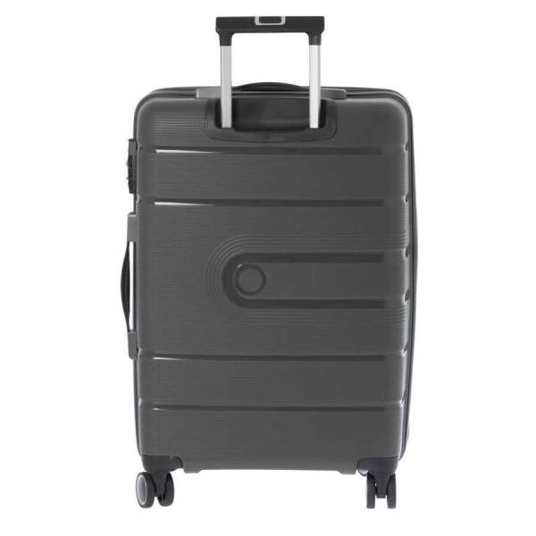 Gri Unisex Büyük Boy Valiz - S1SC00047528-T7E - 4