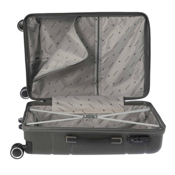 Gri Unisex Büyük Boy Valiz - S1SC00047528-T7E - 5