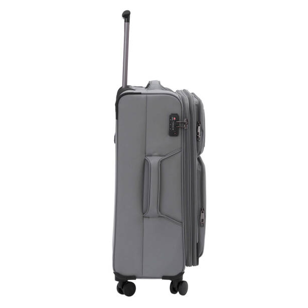 Gri Unisex Büyük Boy Valiz - S1SC00047928-D91 - Tergan