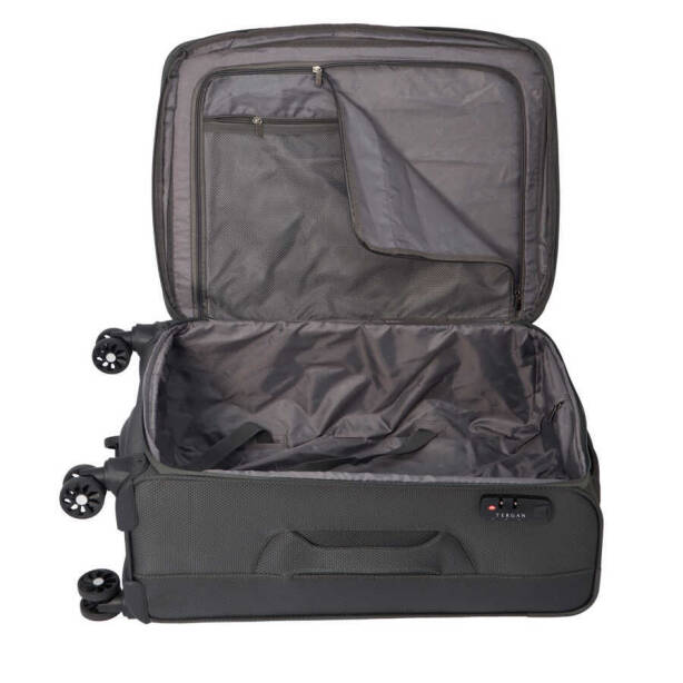 Gri Unisex Kabin Boy Valiz - S1SC00047620-D91 - 5