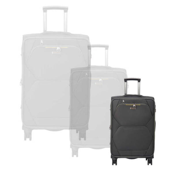 Gri Unisex Kabin Boy Valiz - S1SC00047620-D91 - 6