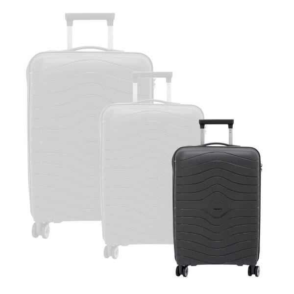 Gri Unisex Kabin Boy Valiz - S1SC00048220-T7E - 6