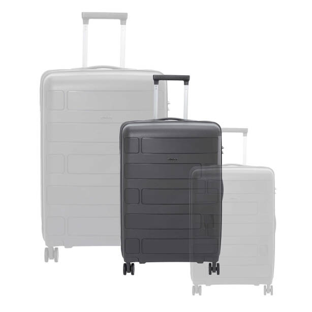 Gri Unisex Orta Boy Valiz - S1SC00047224-D91 - 6