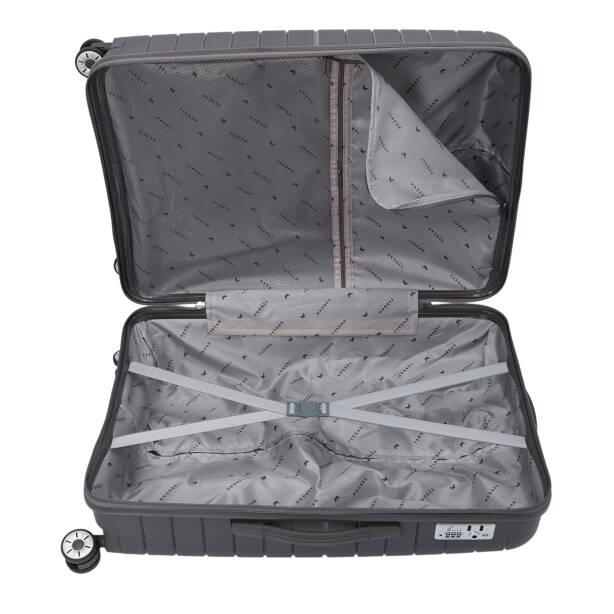 Gri Unisex Orta Boy Valiz - S1SC00048224-T7E - 5