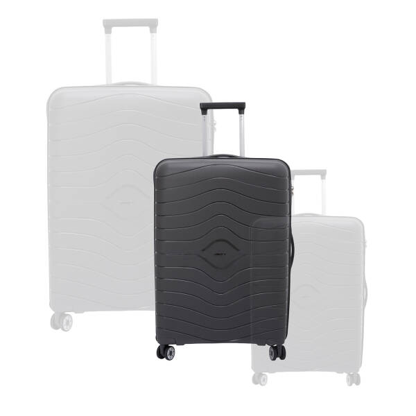 Gri Unisex Orta Boy Valiz - S1SC00048224-T7E - 6