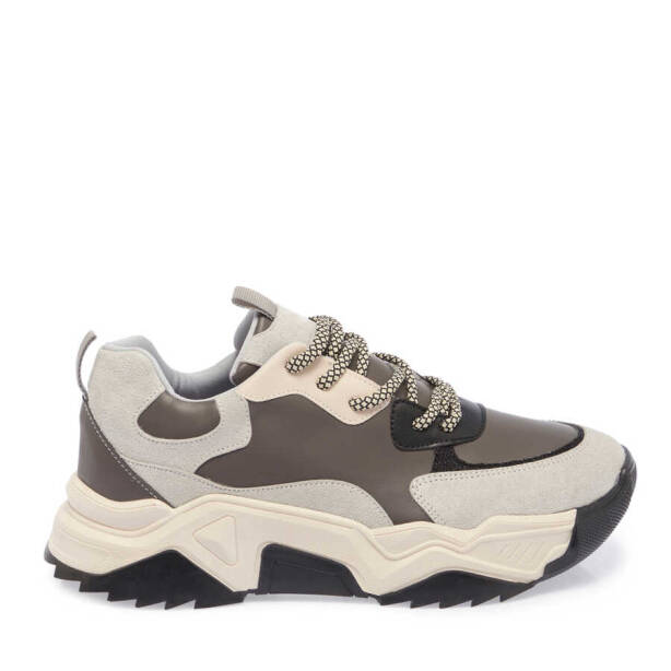 Gri Vegan Kadın Sneaker - K23S1AY66808-D91 - 3