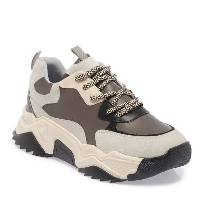  Gri Vegan Kadın Sneaker - K23S1AY66808-D91 