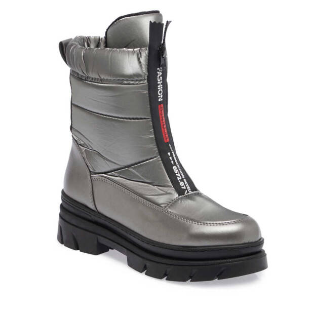 Gri Vegan - Tekstil Kadın Casual Bot - K23K1BT66797-S8W - 2