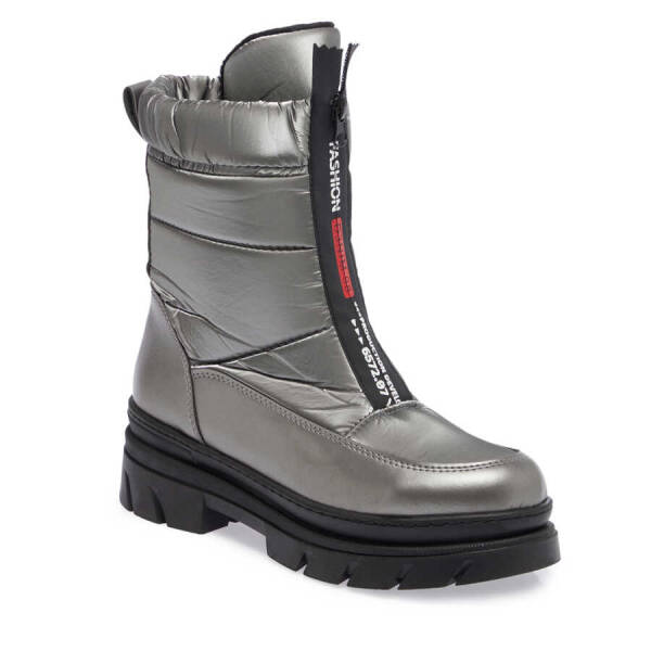 Gri Vegan - Tekstil Kadın Casual Bot - K23K1BT66797-S8W - 2