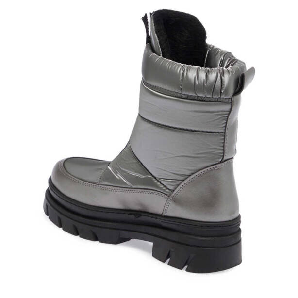 Gri Vegan - Tekstil Kadın Casual Bot - K23K1BT66797-S8W - 3