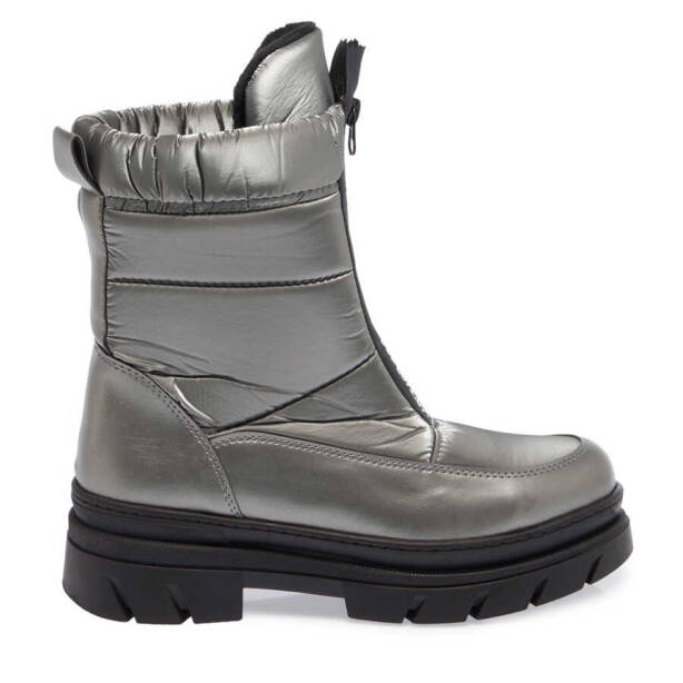 Gri Vegan - Tekstil Kadın Casual Bot - K23K1BT66797-S8W - 1