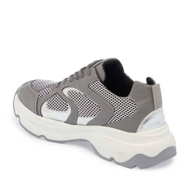Gri Vegan - Tekstil Kadın Sneaker - K24I1AY67364-Q4T - 2