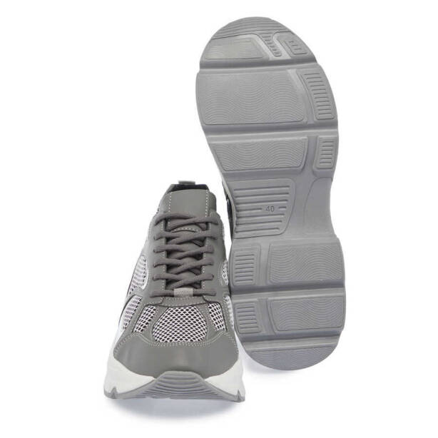 Gri Vegan - Tekstil Kadın Sneaker - K24I1AY67364-Q4T - 4