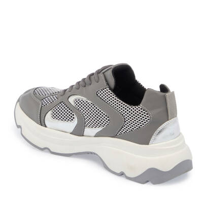  Gri Vegan-Tekstil Kadın Sneaker - K24I1AY67364-Q4T | Gri - 2