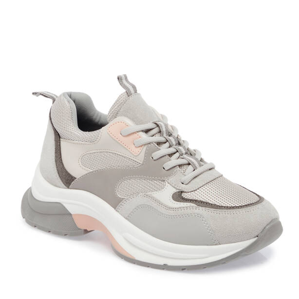Gri Vegan - Tekstil Kadın Sneaker - K25S1AY68176-Q4T - 2