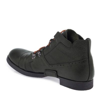 Haki Deri Erkek Casual Bot - E23K1BT56503-O5D - 2