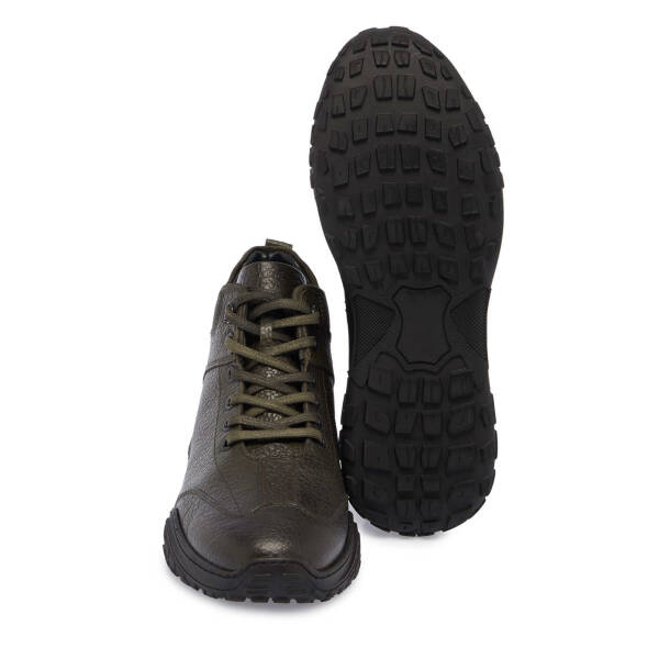 Haki Deri Erkek Casual Bot - E24K1BT57103-H48 - 4