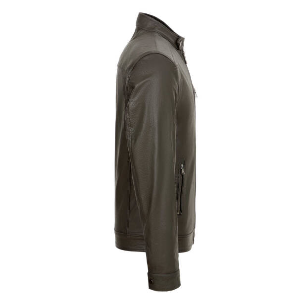 Haki Deri Erkek Deri Mont - E22KDM310391-R2X - 3