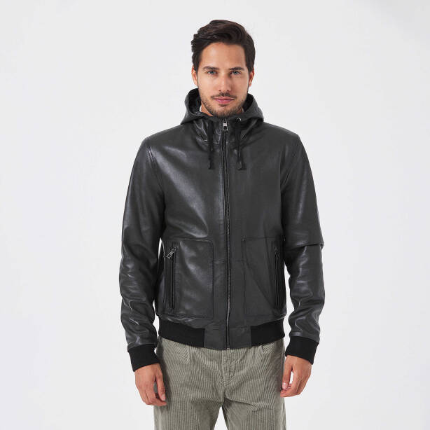 Haki Deri Erkek Deri Mont - E23KDM310502-R45 - 4