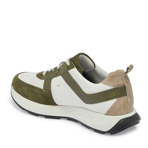 Haki Deri Erkek Sneaker - E24I1AY56815-H48 - 2