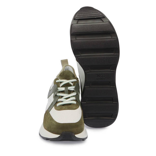 Haki Deri Erkek Sneaker - E24I1AY56815-H48 - 4