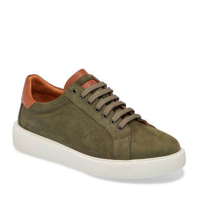 Haki Deri Erkek Sneaker - E24I1AY56844-H48 