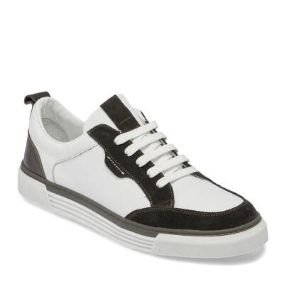 Haki Deri Erkek Sneaker - E24I1AY56853-J86 