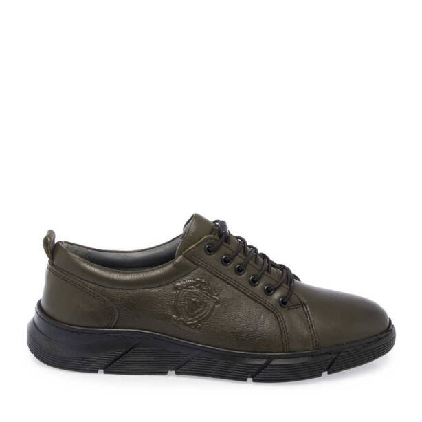Haki Deri Erkek Sneaker - E24S1AY57007-H48 - 3