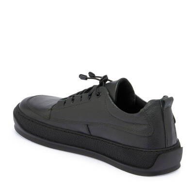 Haki Deri Erkek Sneaker - E24S1AY57137-H48 - 2