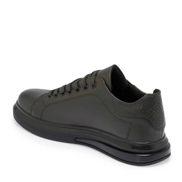 Haki Deri Erkek Sneaker - E24S1AY57140-H48 - Tergan