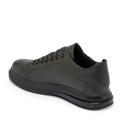 Haki Deri Erkek Sneaker - E24S1AY57140-H48 - 2