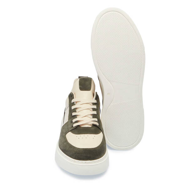 Haki Deri Erkek Sneaker - E25I1AY57284-H48 - 4