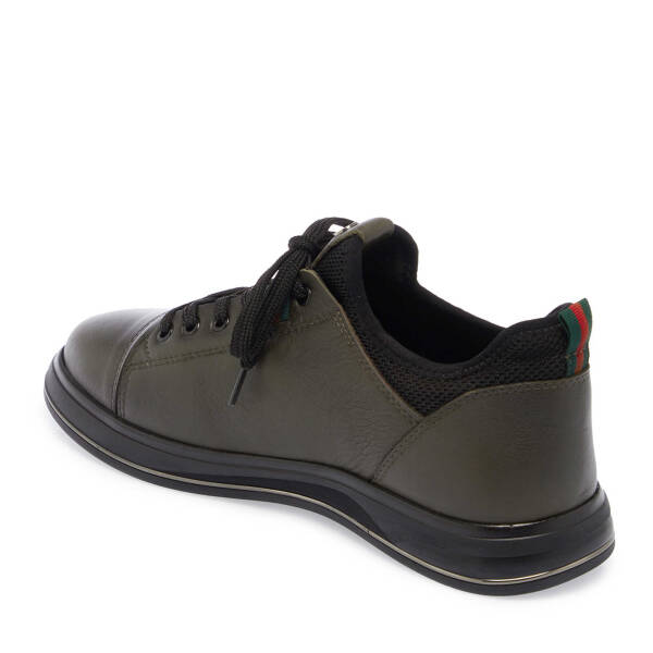 Haki Deri Erkek Sneaker - E25S1AY57384-H48 - 2