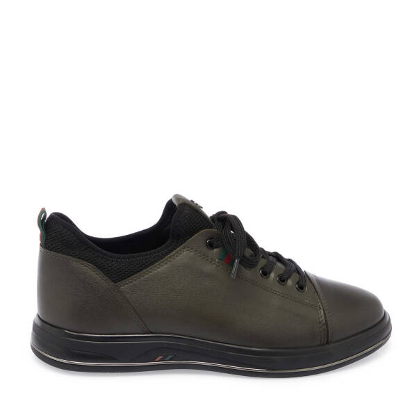 Haki Deri Erkek Sneaker - E25S1AY57384-H48 - 3