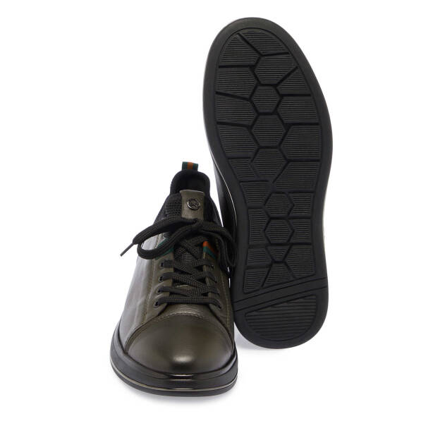 Haki Deri Erkek Sneaker - E25S1AY57384-H48 - 4