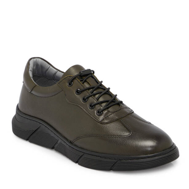 Haki Deri Erkek Sneaker - E25S1AY57450-H48 