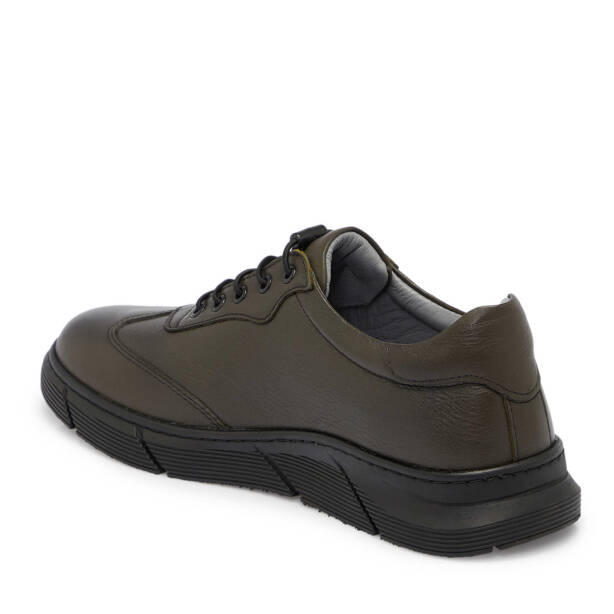 Haki Deri Erkek Sneaker - E25S1AY57450-H48 - 2