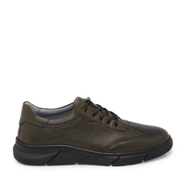 Haki Deri Erkek Sneaker - E25S1AY57450-H48 - 3